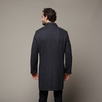 Lord John Wool Overcoat // Charcoal (US: 48)