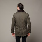 Meyer Shawl Collar Coat // Dark Khaki (S)