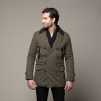 Meyer Shawl Collar Coat // Dark Khaki (S)