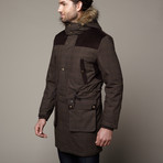 Schultz Hooded Parka // Dark Khaki (XS)