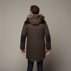 Schultz Hooded Parka // Dark Khaki (XS)