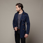 Harold Trench Coat // Navy (M)