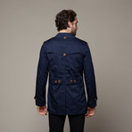 Harold Trench Coat // Navy (M)