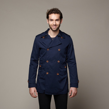 Harold Trench Coat // Navy (XS)