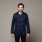 Harold Trench Coat // Navy (M)