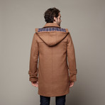 Bluefield Wool Duffle Coat // Tan (2XL)