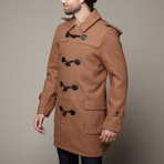 Bluefield Wool Duffle Coat // Tan (2XL)