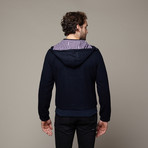 Cromer Wool Jacket + Detachable Hood // Navy (M)