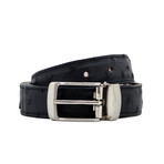 1.25" Belt // Black Quill Leather (36"L)