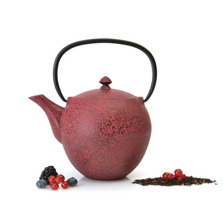 Studio Cast Iron Teapot // Red