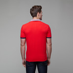 Pique Short Sleeve Polo // Red (S)