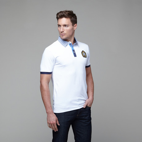 Pique Short Sleeve Polo // White (S)