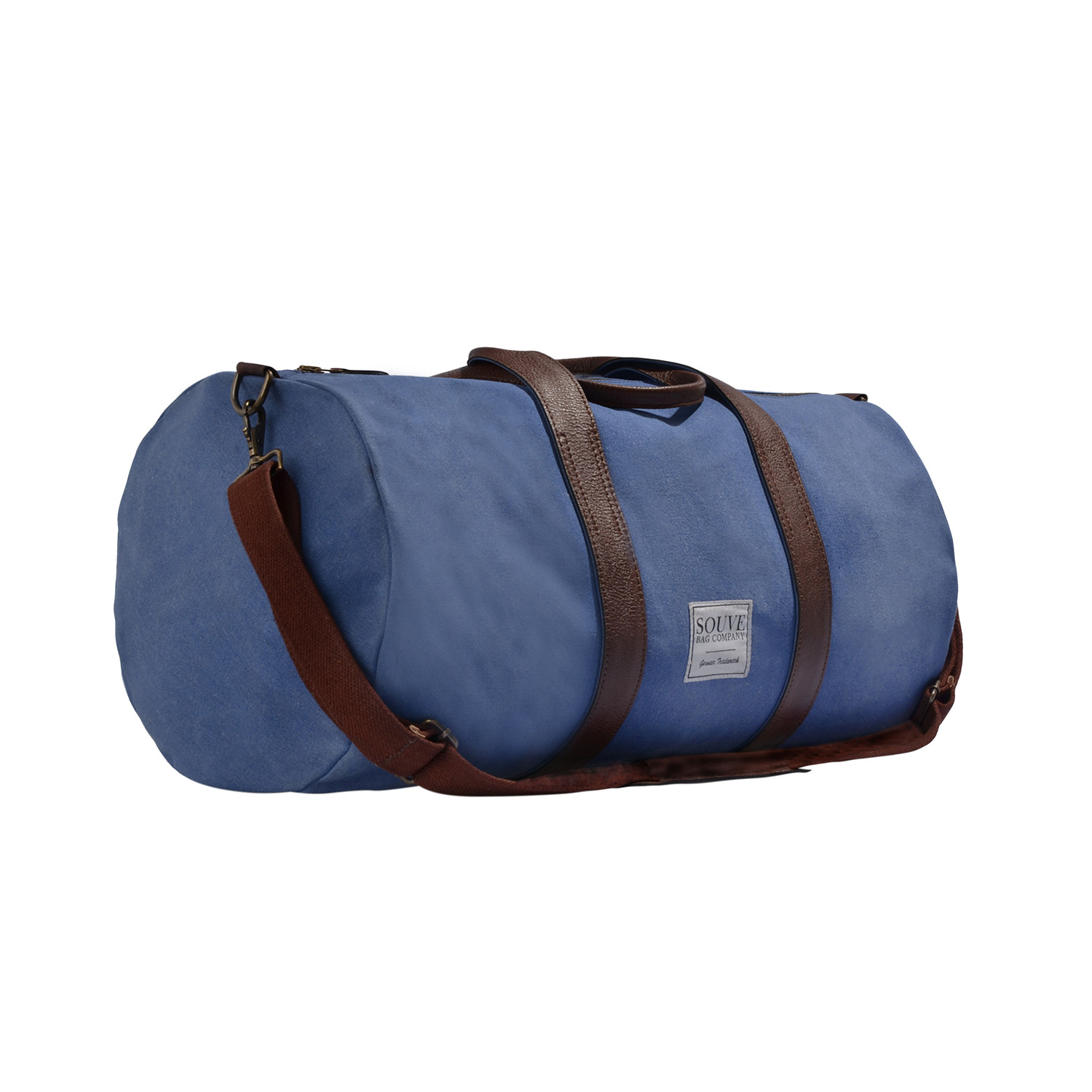 Canvas // Large Duffle Bag (Blue) - Souve - Touch of Modern