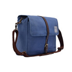 Canvas // Messenger Bag (Blue)