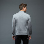 Cashmere Zip Pullover // Silver (M)