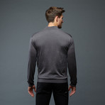 Cashmere Zip Pullover // Dark Grey (L)