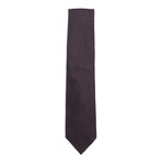 Silk Pebbled Knit Tie // Brown