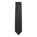 Silk Shadow Dot Tie // Black