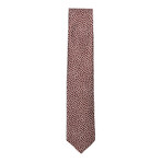 Silk Confetti Dot Tie // Brown