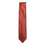 Tom Ford // Silk Horizontal Stripe Tie // Brick Red