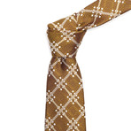 Silk Diamond Dot Tie // Midas