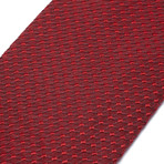 Silk Braided X Tie // Red