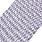 Silk Mini Cross-Stitch Tie // Navy