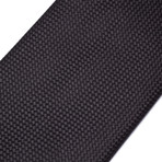 Silk Shadow Dot Tie // Black