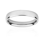 Domed High Polished Titanium Ring  (Size 5)