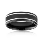 Black Titanium Ring // 7mm (Size 8)