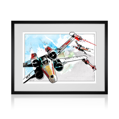 The X-Wings (13"L x 19"W)