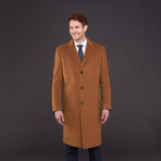 Cardinal of Canada // Wool + Cashmere Single Breasted Coat // Vicuna (US: 36S)