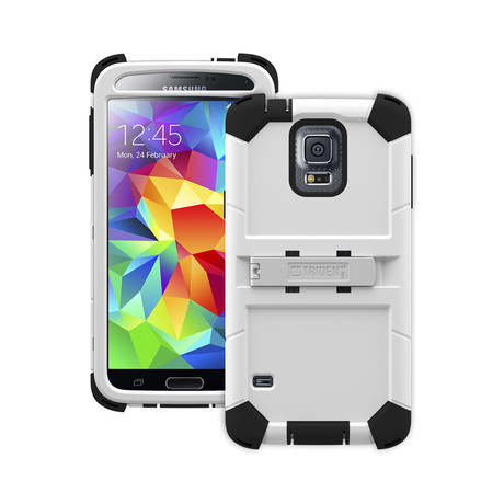 Kraken Antimicrobial Case // Galaxy S5 (White)