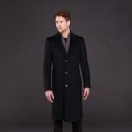 Cardinal of Canada // Cashmere Single Breasted Coat // Black (US: 36L)