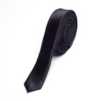 Solid Super Skinny Tie // Black