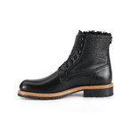 Bayside Lace Up Boot // Black + Natural (US: 9)