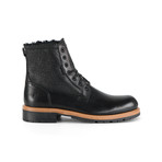 Bayside Lace Up Boot // Black + Natural (US: 9)