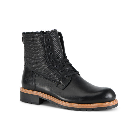 Bayside Lace Up Boot // Black + Natural (US: 7)