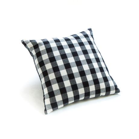 Buffalo Check Standard Pillow Cover // 18" Square (Red)