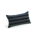 Striped Wool Lumbar Pillow Cover (Camel)