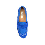 Gram // 366g Suede Slip On // Blue (US: 8.5)