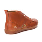 Gram // 383g Leather Mid-Top Sneaker // Brown (US: 8.5)