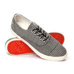 Gram // 352g Canvas Low-Top Sneaker // Grey Checker (US: 9.5)