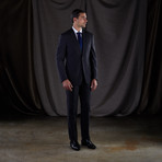 John Varvatos // Filmore Slim Fit Wool Suit // Charcoal Pinstripe (US: 42)