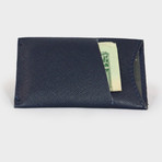 Dash Wallet // TRIM Saffiano Wallet // Navy
