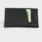 TRIM Saffiano Wallet // Black