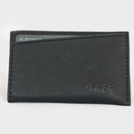TRIM Saffiano Wallet // Black