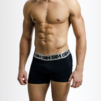 Garçon Model Microfiber Boxer // Black (Small)