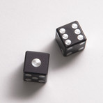 Gaming Dice Set of 2 // Black