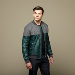 Melton Insulated Bomber // Kombu Green (XS)